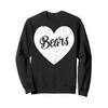 Bears School Sports Fan Team Spirit Mascot Cute Heart Gift Sweatshirt view 1