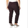 Briggs New York Women's Super Stretch Millennium Welt Pocket Pull On Career Pant Pants, Dark Pickled Beet, 16 view 3