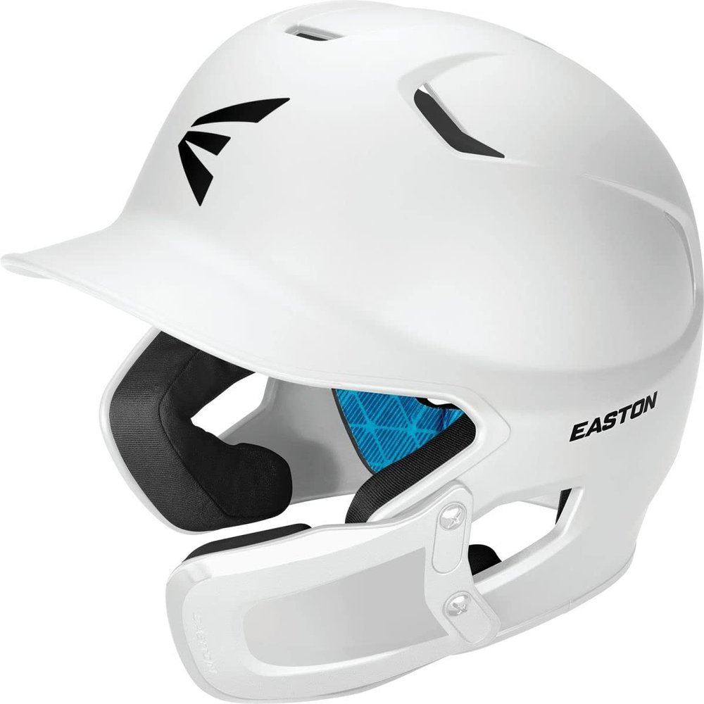 Easton | Z5 2.0 Baseball Batting Helmet | Reversible Jaw Guard Included | Junior Size | Matte White
