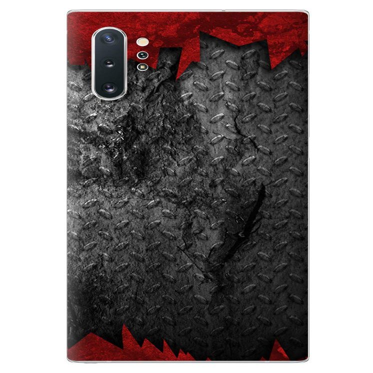 Decalrus - Protective Decal Metal Skin Sticker for Samsung Galaxy Note 10 Plus Cellphone case Cover wrap Note10Plus-112