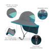 Sunday Afternoons Boy Kids` Ultra Adventure Hat, Cinder/Blue Mountain, M view 2