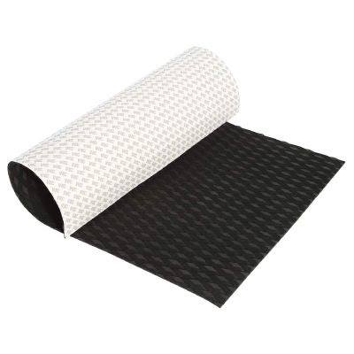 NovelBee 40" x 20 x 0.22 Universal DIY Traction Non-Slip Grip Mat Pad with Trimmable EVA Sheet for Boat Decks,Kayak,Surfboard (Black)