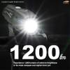 Cygolite Ranger  1,200 Lumen Bike Light  5 Night & 3 Daytime Modes  Compact & Durable  IP67 Waterproof  Secured Hard Mount  USB Rechargeable Headlight  For Road, Mountain, Commuter Bicycles view 2
