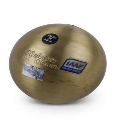 Nelco Brass Competition Shot - 6.00 kg - 106 mm - IAAF
