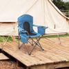 ARROWHEAD OUTDOOR Portable Folding Camping Quad Chair w/ 4-Can Cooler, Cup-Holder, Heavy-Duty Carrying Bag, Padded Armrests, Supports up to 330lbs view 2