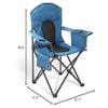 ARROWHEAD OUTDOOR Portable Folding Camping Quad Chair w/ 4-Can Cooler, Cup-Holder, Heavy-Duty Carrying Bag, Padded Armrests, Supports up to 330lbs view 3