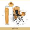 ARROWHEAD OUTDOOR Portable Folding Camping Quad Chair w/ 4-Can Cooler, Cup-Holder, Heavy-Duty Carrying Bag, Padded Armrests, Supports up to 330lbs view 2