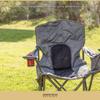 ARROWHEAD OUTDOOR Portable Folding Camping Quad Chair w/ 4-Can Cooler, Cup-Holder, Heavy-Duty Carrying Bag, Padded Armrests, Supports up to 330lbs view 3