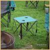 ARROWHEAD OUTDOOR 26 (66cm) Portable Camping Folding Table, 2 Cup Holders, Square, Carrying Case, Steel Frame, High-Grade 600D Canvas view 2