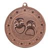 Express Medals Bronze Drama Medal Trophy Award with Neck Ribbon STDDSS12B 10PK view 1