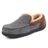 RockDove Men's Hearthfire Memory Foam Moc Slipper, Size 10 US Men, Charcoal view 1