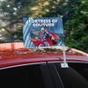 GRAPHICS & MORE Superman Fortress of Solitude Car Truck Flag with Window Clip On Pole Holder view 2