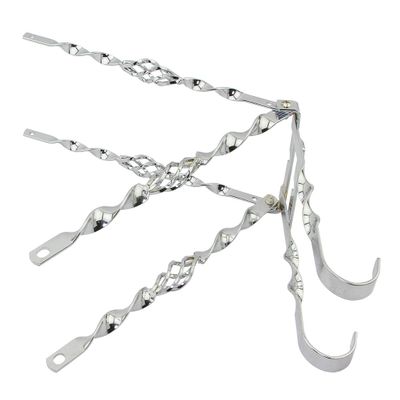 Alta 26" Twisted Lowrider Cage Twist Continental Spare Tire Kit, Multiple Colors (Chrome)