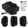 Kitgo Camping Emergency Tourniquet Survival Kit Safety First Aid Kit for Friend with Pro Tool Outdoor Survival Gear Tactical Small Molle Pouch for Home Hiking Hunting (Black) view 3