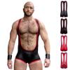 Gruff Pup Impulse Singlet - Black/Red - Full Coverage - XX-Large view 1