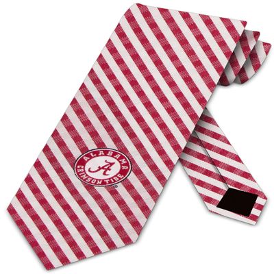 Eagles Wings Alabama Ties Crimson Tide Mens Neckties (Gingham Microfiber)