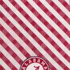 Eagles Wings Alabama Ties Crimson Tide Mens Neckties (Gingham Microfiber) view 3