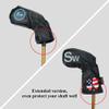 Craftsman Golf 11pcs /Set (4,5,6,7,8,9,A,S,P,L,X) USA US Flag Clover Leather Black Iron Covers Headcover view 4