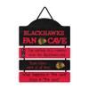 FOCO NHL Chicago Blackhawks Wood SignWood Man Cave Sign, Team Colors, One Size view 1