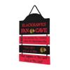 FOCO NHL Chicago Blackhawks Wood SignWood Man Cave Sign, Team Colors, One Size view 2