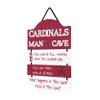 FOCO NFL Arizona Cardinals Wood SignWood Man Cave Sign, Team Colors, One Size view 2