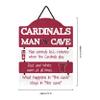 FOCO NFL Arizona Cardinals Wood SignWood Man Cave Sign, Team Colors, One Size view 3