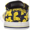 FOCO Michigan Wolverines NCAA Womens Low Top Repeat Print Canvas Shoes - 7 view 3