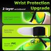 Sportout Kids Goalkeeper Gloves, Soccer Goalie Gloves with Double Wrist Protection and Non-Slip Wear Resistant Latex Material to Prevent Injuries view 3