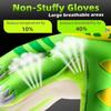 Sportout Kids Goalkeeper Gloves, Soccer Goalie Gloves with Double Wrist Protection and Non-Slip Wear Resistant Latex Material to Prevent Injuries view 4