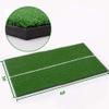 Interior Accessories Interior Accessories Mini Golf Practice Mat Golf Hitting Turf Mat Grass Pad with White Line Indoor view 4