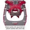 MSR Lightning Ascent Women's Backcountry & Mountaineering Snowshoes with Paragon Bindings, 22 Inch Pair, Raspberry view 2