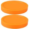 ONE250 3 1/4 inch Air Hockey Pucks, Full Size Goal Packs Replacement Accessories for Game Tables (6 Pcs) (Orange) view 2