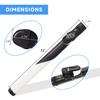 GSE Games & Sports Expert Billiard Cue Cases, 1x1 Deluxe Hard Billiard Pool Cue Stick Carrying Case, Pool Billiards Accessories (Black/White) view 4