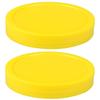 ONE250 3 1/4 inch Air Hockey Pucks, Full Size Goal Packs Replacement Accessories for Game Tables (6 Pcs) (Yellow) view 2