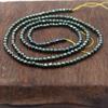 2mm Round Faceted Small Jewelry Loose Gemstone Beads Strand 15" Natural Stone for Necklace Bracelet DIY Design (#29 Green Hematite) view 4