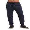 KNOCKER Jogger Pants - Men's Active Basic Soft Stretch Terry Workout Jogger Pants Sweatpants with Pockets (XL, Navy) view 1