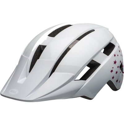 Bell Sidetrack II Youth Youth Bike Helmet - Stars Gloss White (2022), Universal Youth (50-57 cm)