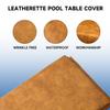GSE Games & Sports Expert Billiard Pool Table Covers, 7'/8'/9' Waterproof & Tearproof Heavy Duty Leatherette Pool Table Covers (Several Colors Available, Russet - 8ft) view 2