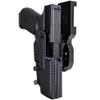 Pro Heavy Duty Competition Holster fits G17, G19, G22, G45 (All Gens) (Right-Hand Draw, Black/Carbon Fiber) view 1