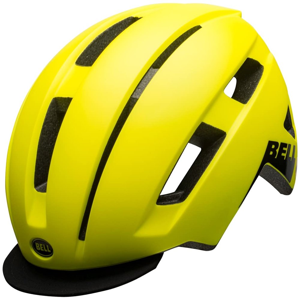 BELL Daily MIPS LED Adult Commuter Bike Helmet - Matte Hi-Viz (Discontinued), Universal Adult (54-61 cm)