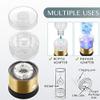 LevelUpWay 2025 Hydrogen Water Bottle Generator  New Technology Glass with SPE PEM Ionic Membrane  High Borosilicate Glass  13 Ounce (Gold)  Premium Hydration Solution view 4