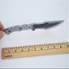 Whole Earth Supply D2 and 1095 Steel Tracker Fixed Blade Knife Blank, for Knifemaking (D2 Steel (Hammered), 4.5 Inch Blade) view 2