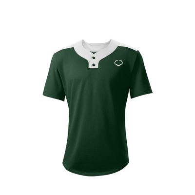EvoShield Youth E203 2-Button Jersey, Dark Green - Large