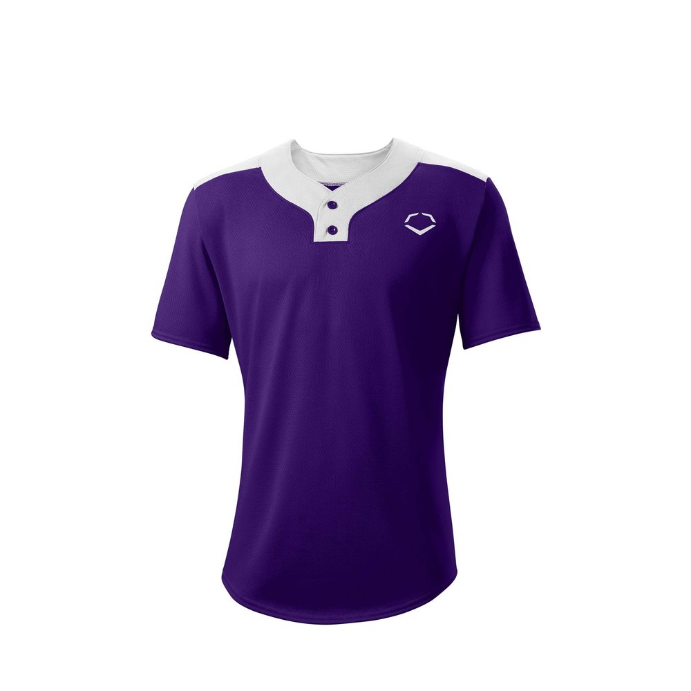 EvoShield Youth E203 2-Button Jersey, Purple - Medium