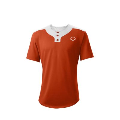 EvoShield Youth E203 2-Button Jersey, Orange - Medium