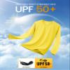 MAGCOMSEN Rashguard Shirts for Men Long Sleeve UV Sun Running Workout Fishing Hiking Swim UPF 50 Shirts Yellow view 3