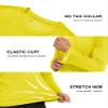 MAGCOMSEN Rashguard Shirts for Men Long Sleeve UV Sun Running Workout Fishing Hiking Swim UPF 50 Shirts Yellow view 4
