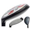 Left Handed Majek Golf +2 inch Over XL Big & Tall Mens All Hybrid Partial Set: #6, 7, 8, 9, PW Stiff Flex New Utility S Flex Club (Tall 6'3"+ / +2" Over) with Jumbo Black Pro Velvet Grip view 2