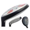 Left Handed Majek Golf +2 inch Over XL Big & Tall Mens All Hybrid Partial Set: #6, 7, 8, 9, PW Stiff Flex New Utility S Flex Club (Tall 6'3"+ / +2" Over) with Jumbo Black Pro Velvet Grip view 3