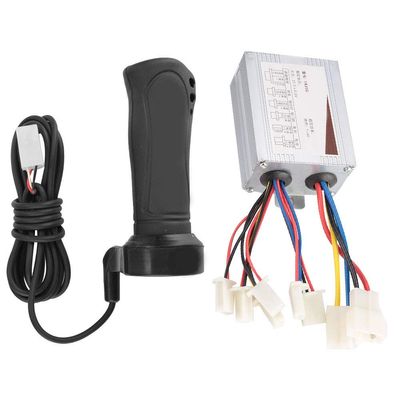 VGEBY1 Scooter Controller,Durability 500W Motor Brushed Speed Controller with Throttle Grip()